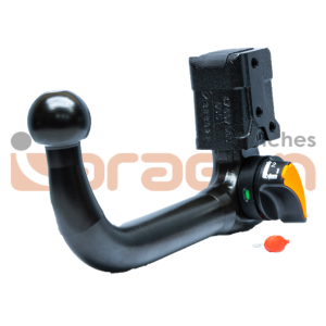 towbar for Volkswagen ID.3 Hatchback 2020 onwards Detachable Swan Neck (Non-Tow) (ONLY for Bike Rack) (Visible Bumper Cut) with 7 pin socket