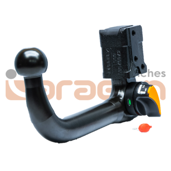 Towbar for Honda   Jazz Hatchback 2021 onwards Detachable Swan Neck (Non-Tow)(ONLY for Bike Rack)(Not with spare wheel)(Incl. Crosstar)