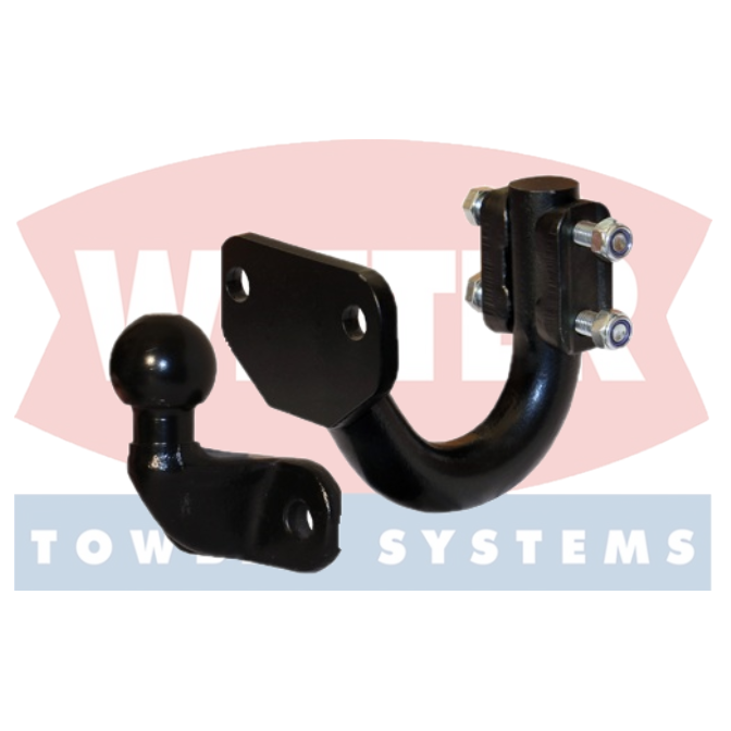 towbar for Citroen C 4 Hatchback 2011-2021 Fixed Swan Neck (5Dr Only) with 7 pin socket